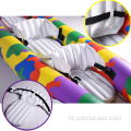 Arive liksye Customized PVC enflatab kayak 3 moun